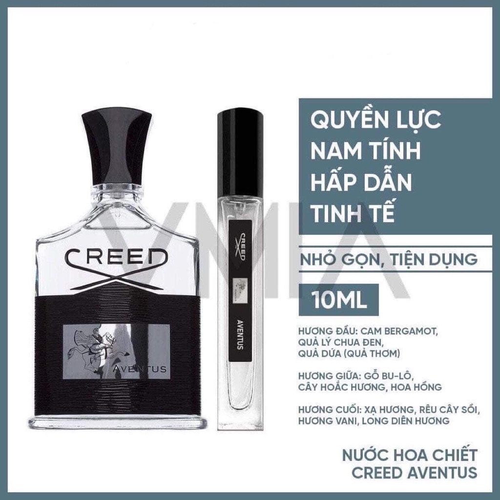 Nước hoa dùng thử Creed Aventus Batch 19P11 10ml