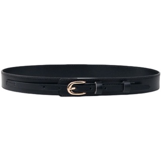 (Belt)Thắt lưng nữ bản nhỏ đen da Pu AUSHE