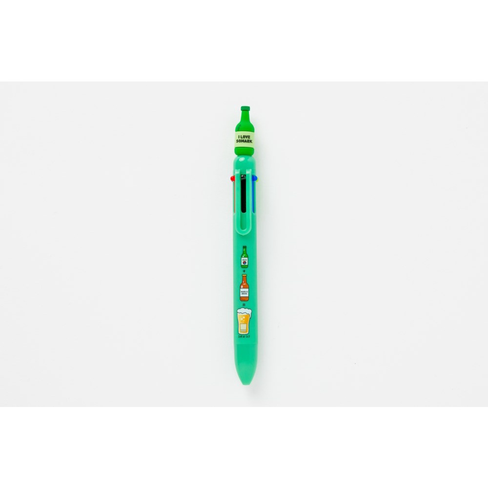 Bút Bi ARTBOX Hàn Quốc 6 Màu Mực I Love Somaek Thú Vị