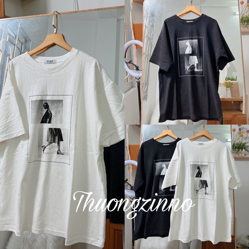 [Ảnh thật/Video]Áo phông in hình Kaisan chất đẹp Hàn Quốc