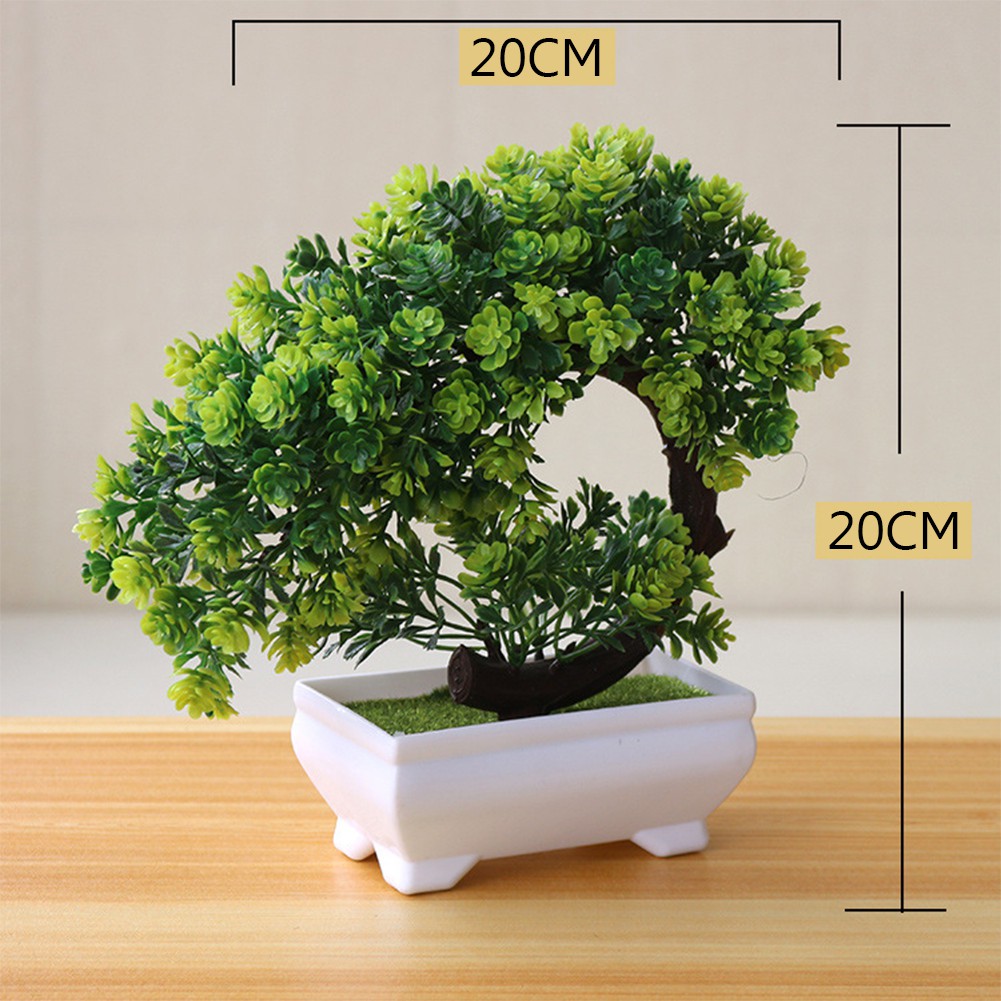 Cây bonsai giả dùng trang trí bàn làm việc