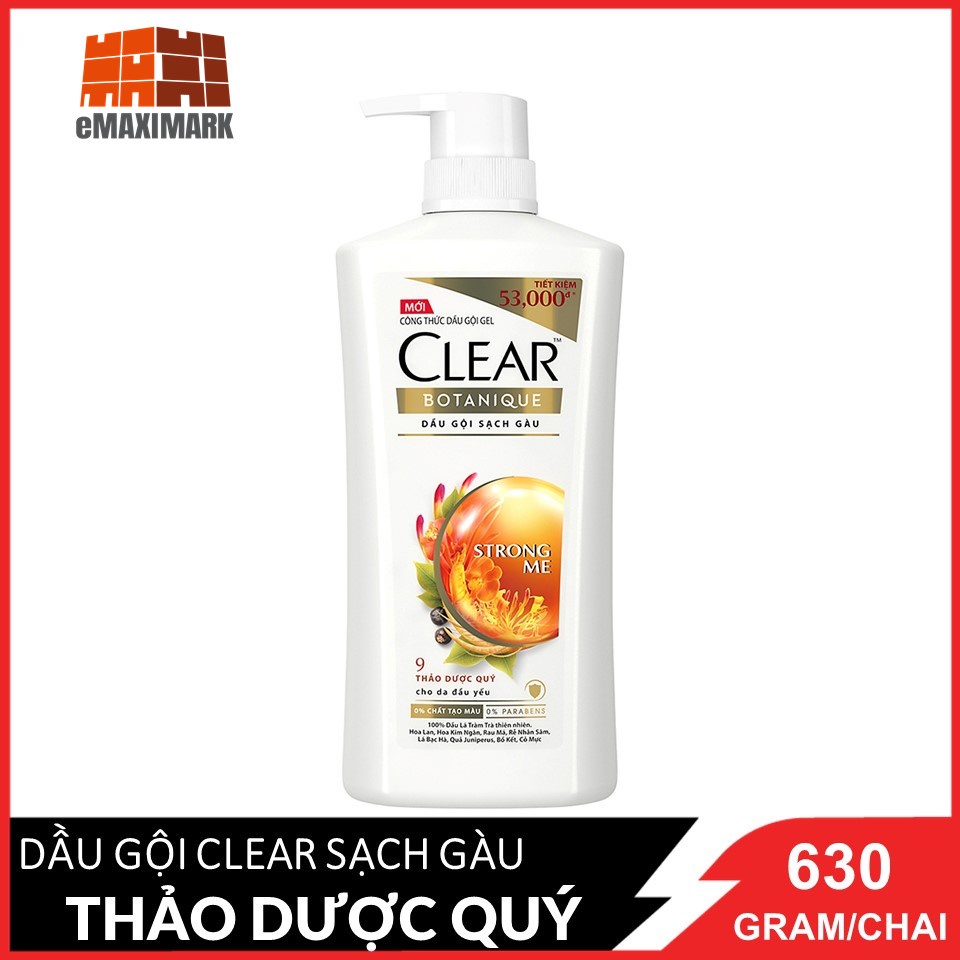 Dầu Gội Clear Thảo Dược (630g)