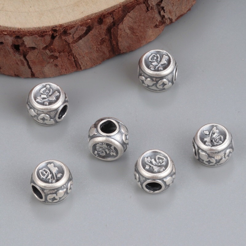 [SIÊU RẺ] Charm bạc chữ Phúc cực xinh - bạc loại 1 siêu đẹp - PH105