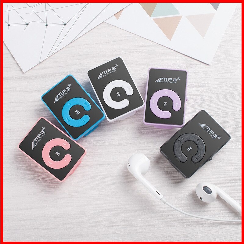 Máy Nghe Nhạc MP3 Mini MP3 Hỗ Trợ Thẻ Nhớ Micro SD TF Phong Cách Thể Thao Tiện Dụng