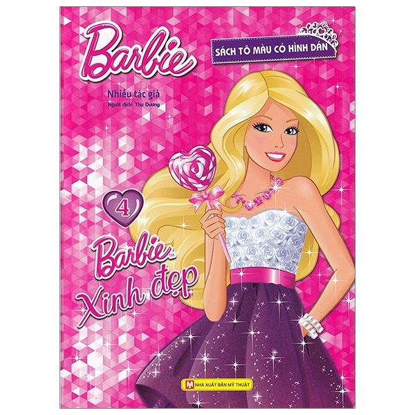 Sách - Barbie Xinh Đẹp 4 (Tô Màu Có Hình Dán)