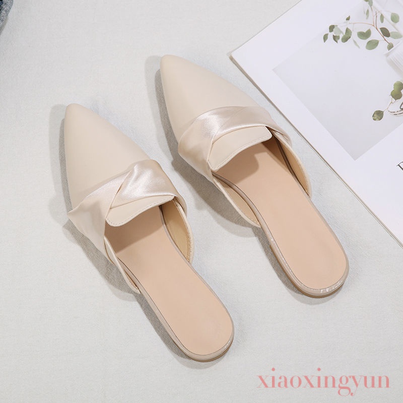 Dép mũi nhọn đế dày thời trang cho nữ