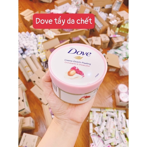 Tẩy Da Chết Body Dove Exfoliating Body Polish Hương Lựu Đỏ 225ml [bản Đức]