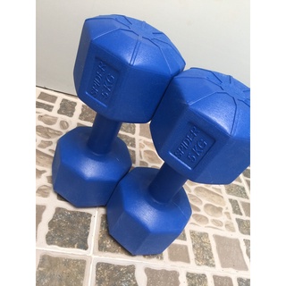 Bộ 2 vỏ tạ tay nhựa bát giác 5Kg (Chưa nhồi)
