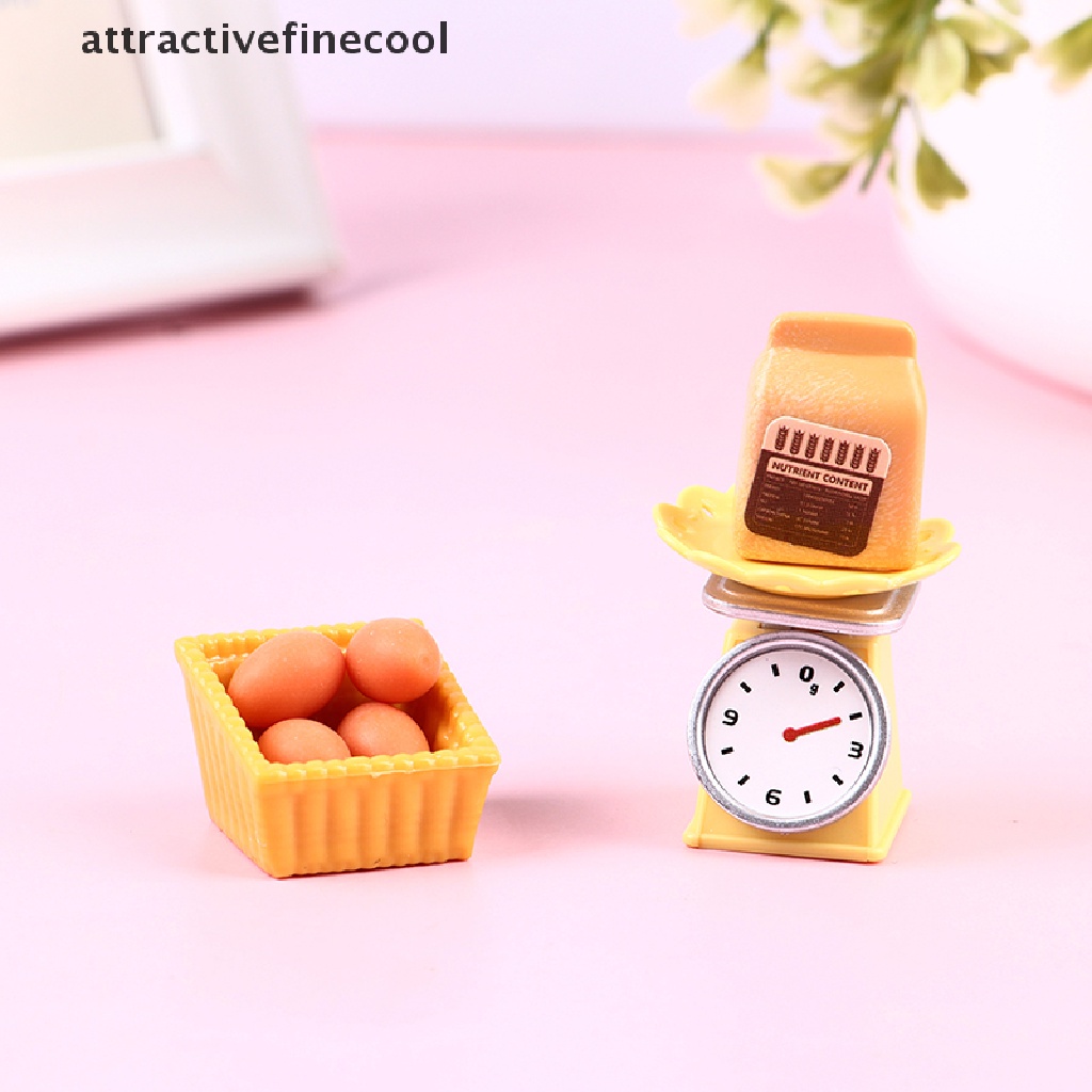 Set 9 Quả Trứng Mô Hình Mini Tỉ Lệ 1 / 12 Dùng Để Trang Trí Nhà Búp Bê