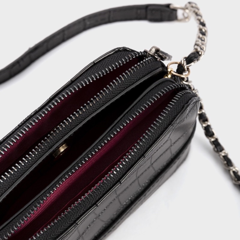 Túi Xách Nữ Hobo Trần Trám Dây Kép Bản Da Rắn - HB1125