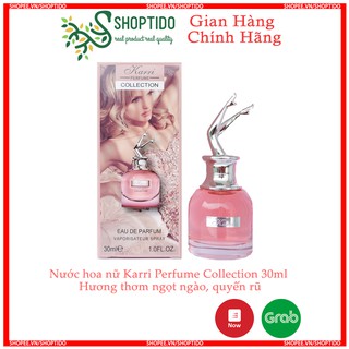 Nước hoa nữ KARRI Prefume Collection đôi chân quyến rũ, sang trọng 30ml NPP Shoptido