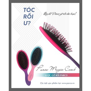 LƯỢC GỠ RỐI TÓC PARCO - HỒNG TÍM