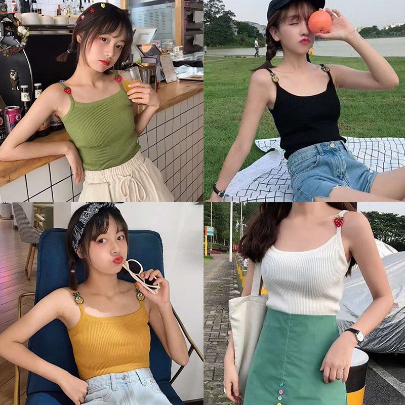 Áo dệt kim nữ hình quả dâu xinh xắn