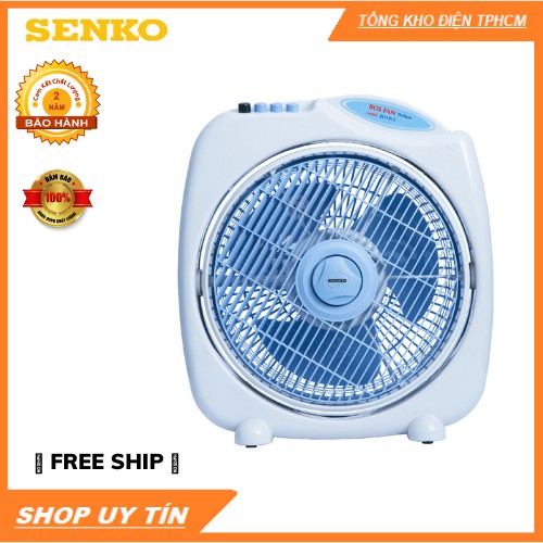 FREE SHIP  Quạt Hộp B3 SENKO BD1012 (ngã tự động tắt) BH 2 Năm