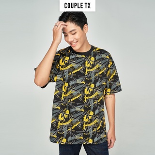Áo Thun Nam Oversize In Họa Tiết Couple TX MTS 1087