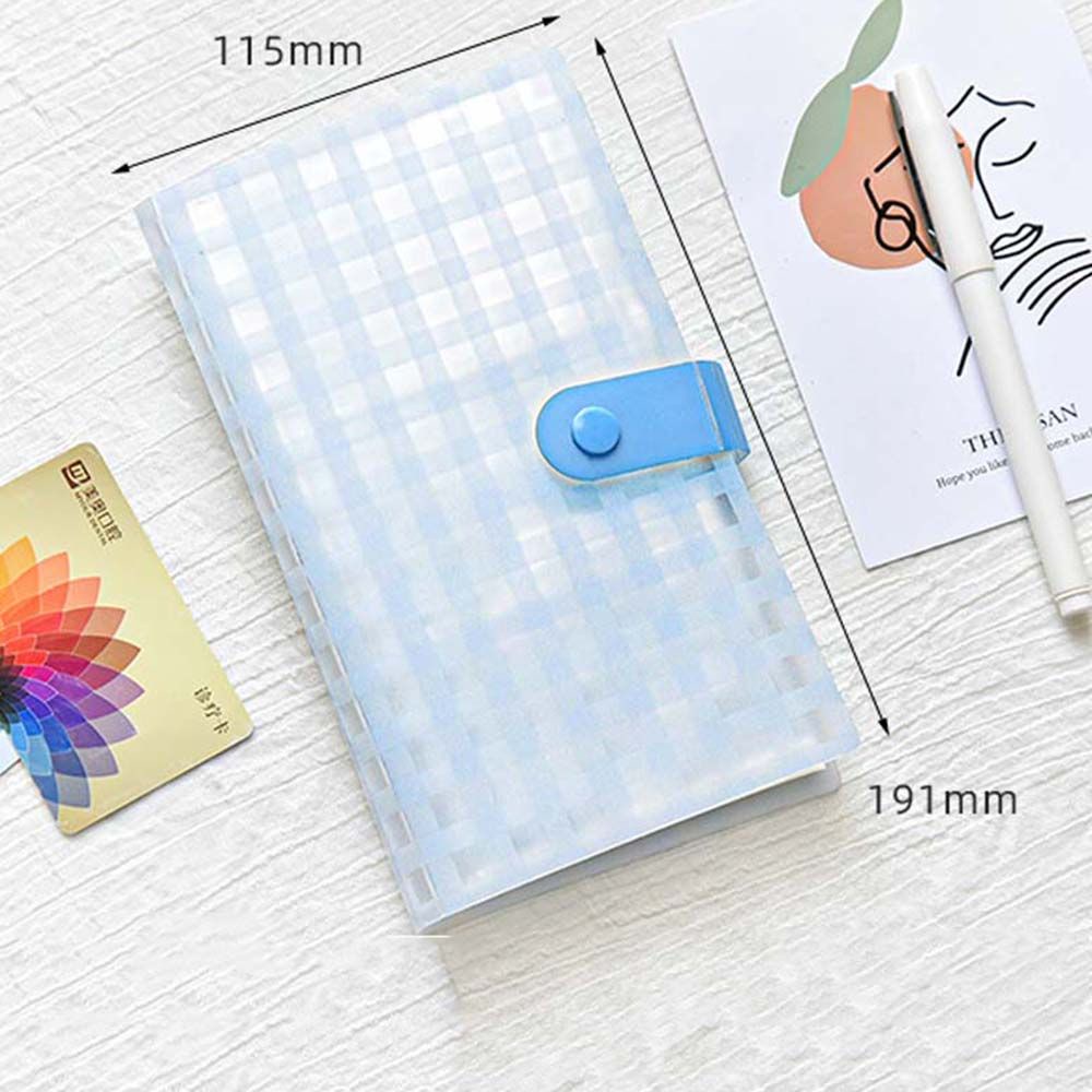 Ví đựng thẻ ngân hàng/thẻ ngân hàng 240 ngăn hình quyển sách dễ thương nhiều màu sắc