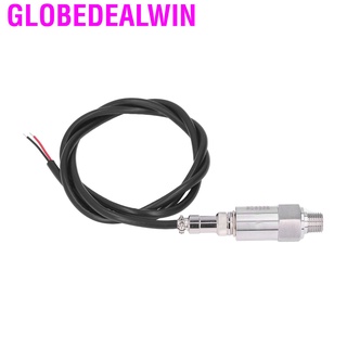 Globedealwin LEFOO Pressure Transmitter 0‑16bar NPT1/4 4‑20mA Output Aviation Plug IP65 T2000