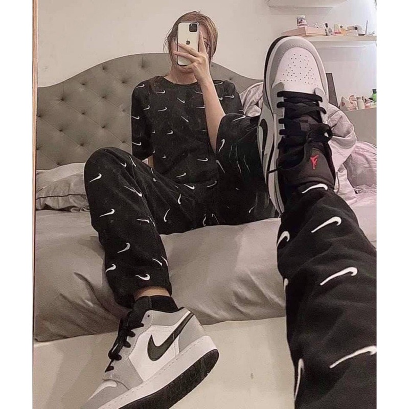 Quần Nike Swoosh thêu full logo quần Nike thêu cao cấp