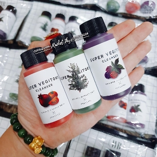 Set sữa rửa mặt Thải Độc Rau Củ SUPER VEGITOK WONDER BATH SUPER VEGITOKS Cleanser mini