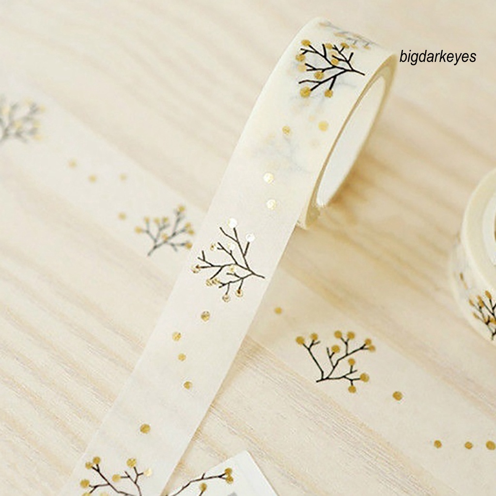 Set 2 Cuộn Băng Dính Washi Hình Cây Ước Nguyện Trang Trí DIY