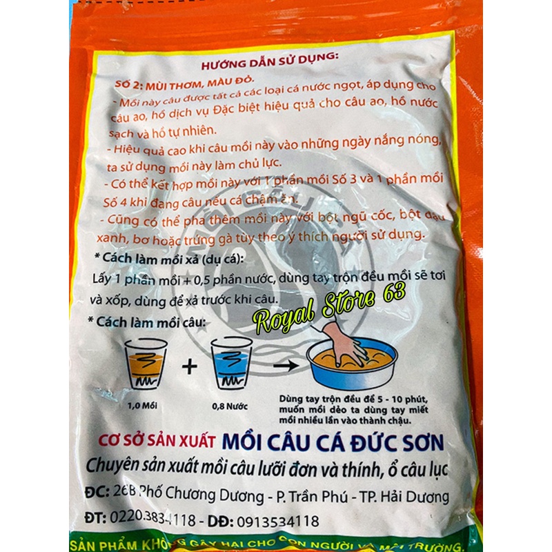 Mồi cám câu cá Đức Sơn 2 (200gram)