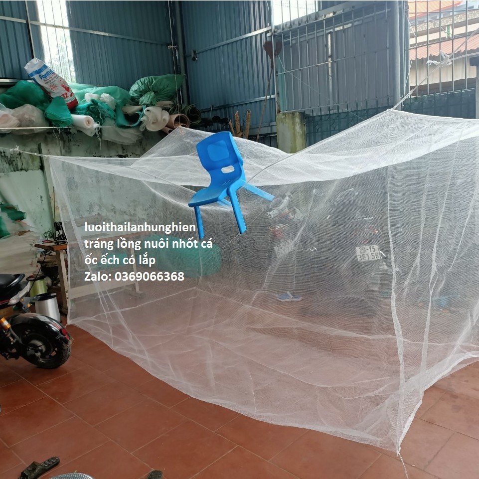 Lồng Nuôi cá ốc, Ếch, 10 x 4 x 1 có lắp che chắn tráng nuôi Cá ốc ếch Từ Nhỏ Tới To, Lưới Thái Lan sản phẩm tốt 121