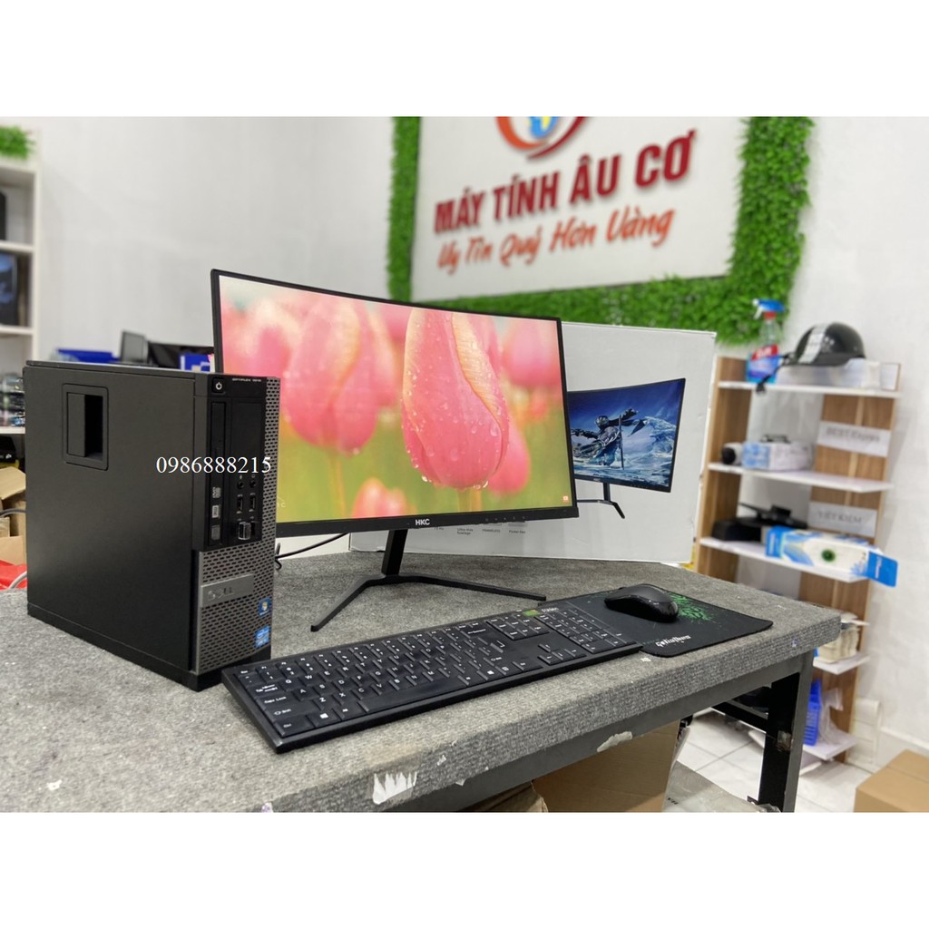 Bộ máy tính để bàn ( Core  i7- 3770 (/ Ram 8GB / SSD 256GB ) và Màn hình KingView 24 inch - Bảo hành chính Hãng 24 tháng