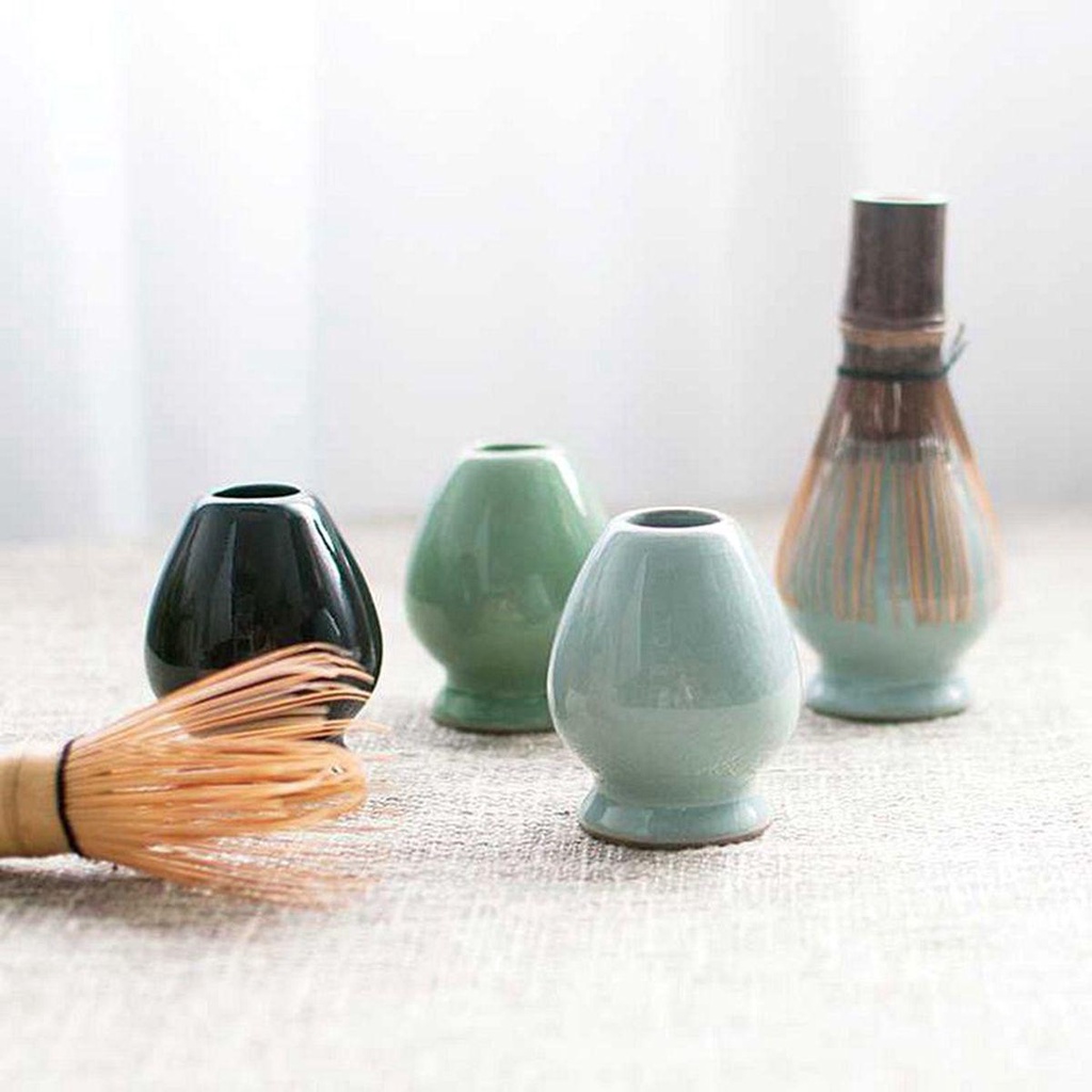 Giá Đỡ Muỗng Khuấy Trà Matcha Truyền Thống Dễ Sử Dụng