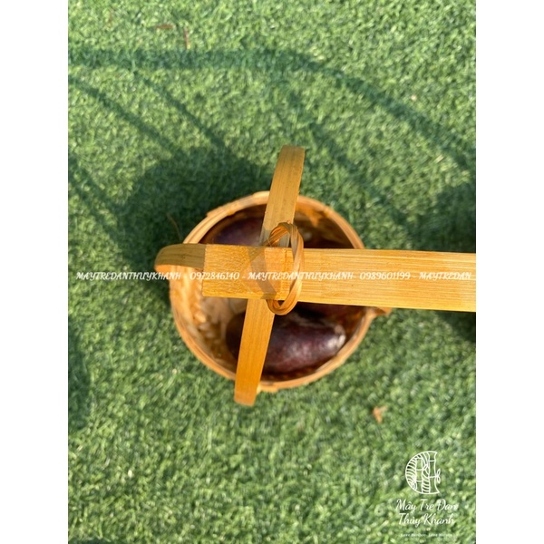 Quang gánh trang trí cắm hoa decor ,quang bày mâm ngũ quả Mây Tre Đan Thủy Khanh