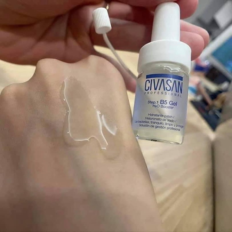 Serum B5 gel Civasan trắng mịn căng bóng - tách lẻ ống