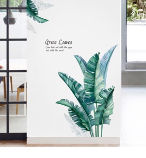 Decal chùm lá vẽ phong cách mới