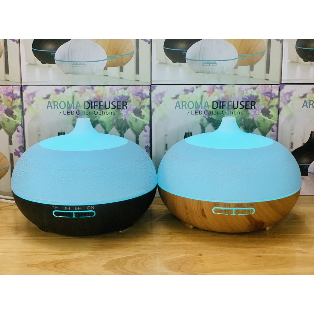 Máy xông tinh dầu bí ngô 550ml có remote điều khiển - BH 18 tháng