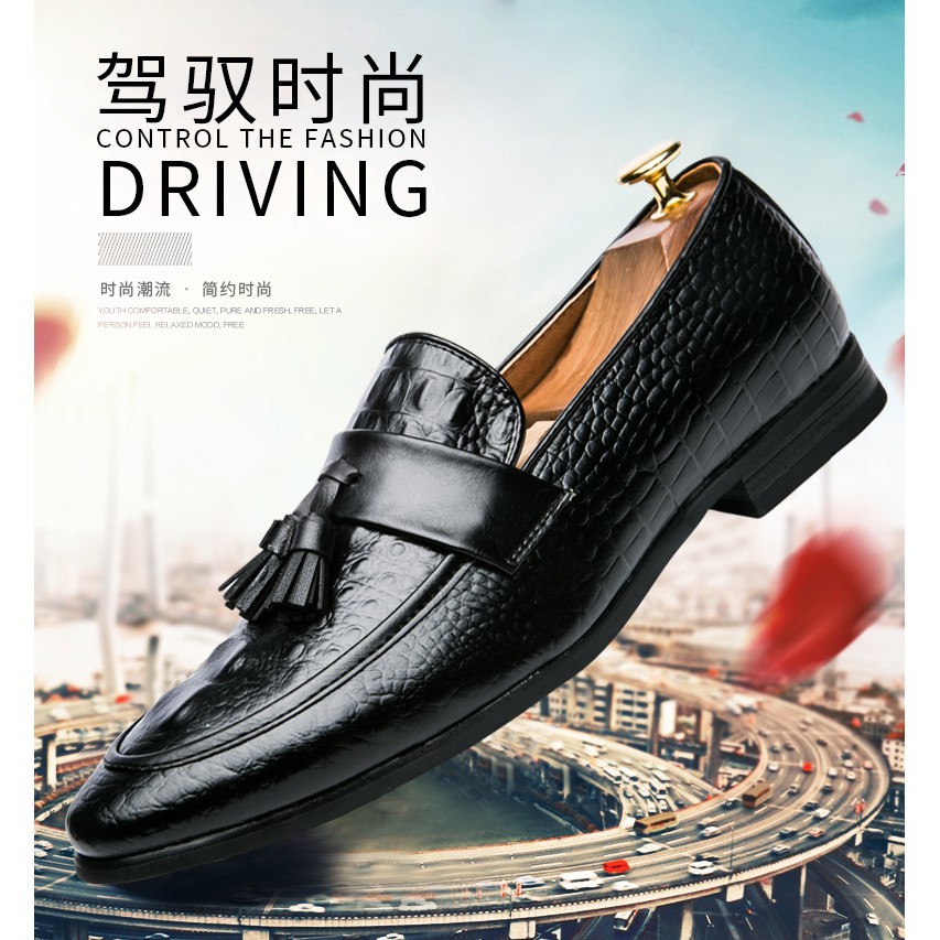 Giày lười nam vân cá xấu thời trang của Mr. Europe (Có ảnh feed back)