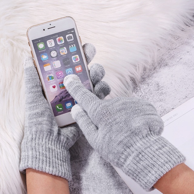Găng tay len cảm ứng dùng cho điện thoại Smartphone