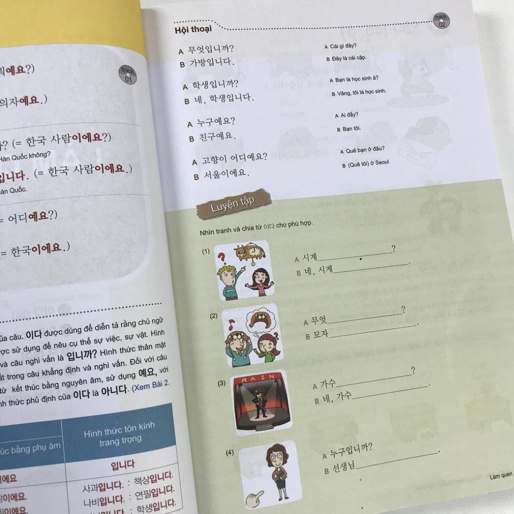Sách - Combo Giáo Trình Tiếng Hàn Tổng Hợp Sơ Cấp 2 Bản Mới (  Bản Đen Trắng ) Và Ngữ Pháp Tiếng Hàn