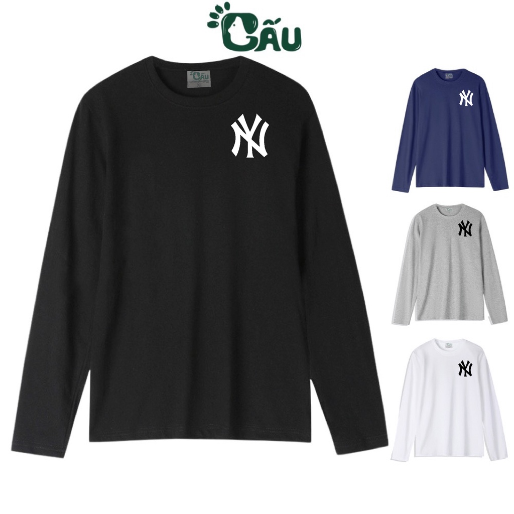 Áo thun tay dài Men194 vải coton dày dặn, mềm mịn, co dãn - form regular - TD NY