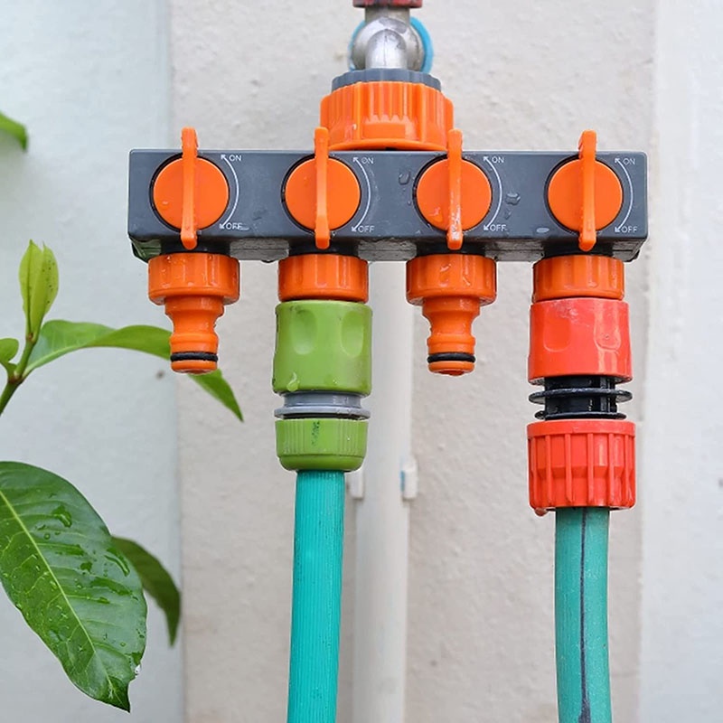 1 Đầu Nối Vòi Nước 2 Trong 1 CR1 / 2 Inch Và 3 / 4 Inch