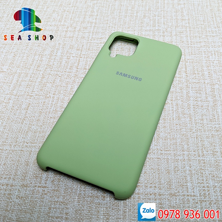 Ốp lưng CHỐNG BẨN Samsung A12 4G và 5G - Nhựa dẻo - Có lớp nhung bên trong - kính cường lực Full màn 9D