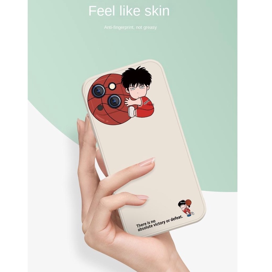 Ốp Điện Thoại Chống Sốc In Hình Slam Dunk Cho Iphone 13 Pro 11 Pro Max Xr 6s 7 8 Plus 12 Mini 14 Pro Xs Max