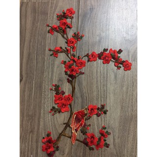 Bông thêu áo dài cành đào (35k/cành)