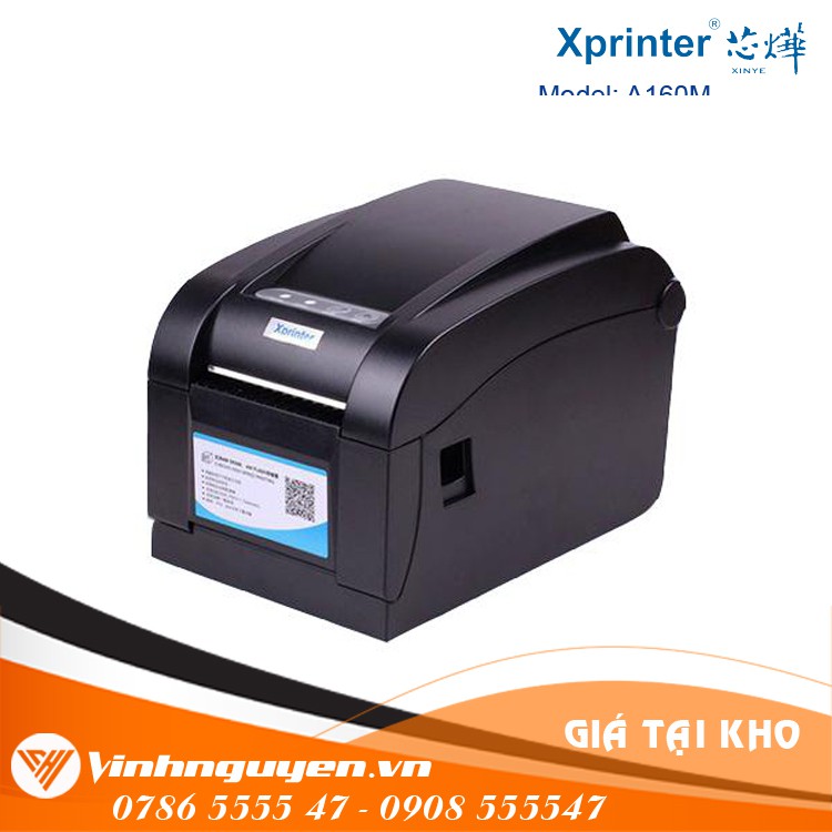 Máy in mã vạch Xprinter 350BM [In tem GHTK]