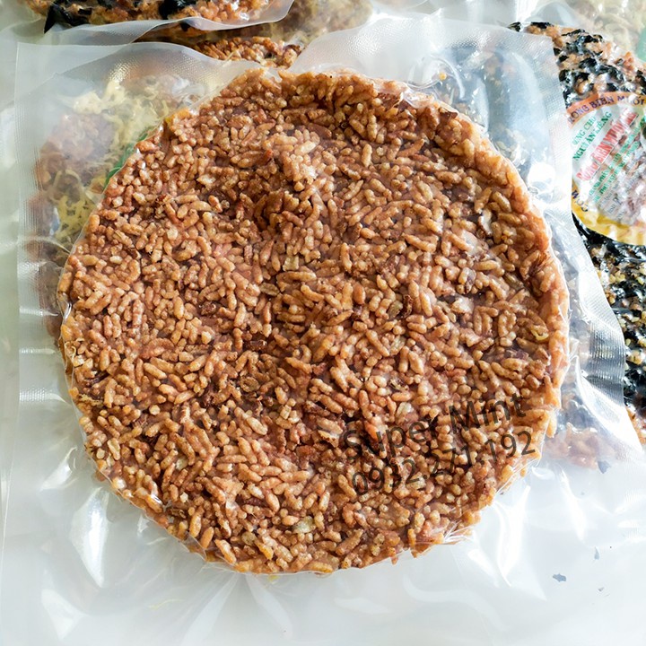 Cơm cháy GẠO LỨT chà bông - Đồ ăn vặt - ăn kiêng - ăn là nghiền - gói hút chân không 100g
