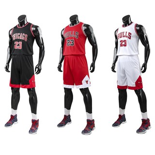 Đồng phục thể thao in chữ số Chicago Bulls #23 màu đen/đỏ/trắng phong cách cổ điển