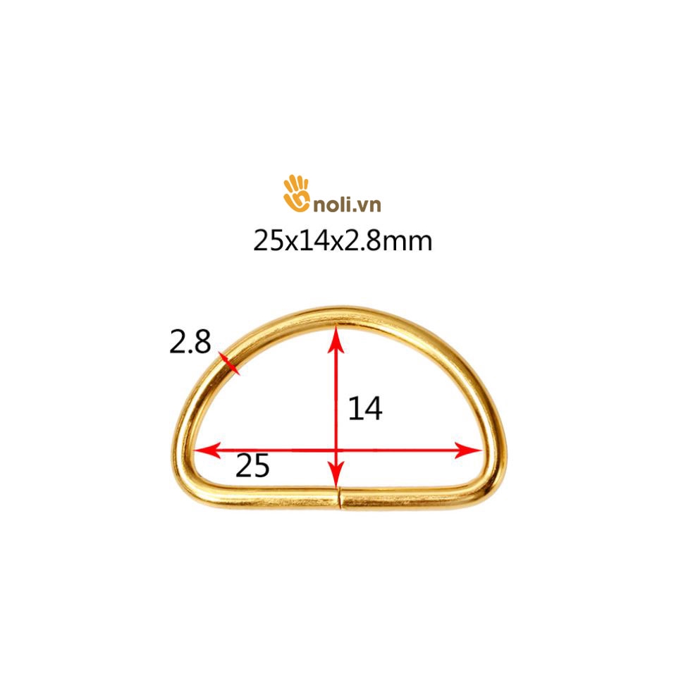Khoen D 25mm (1 chiếc)