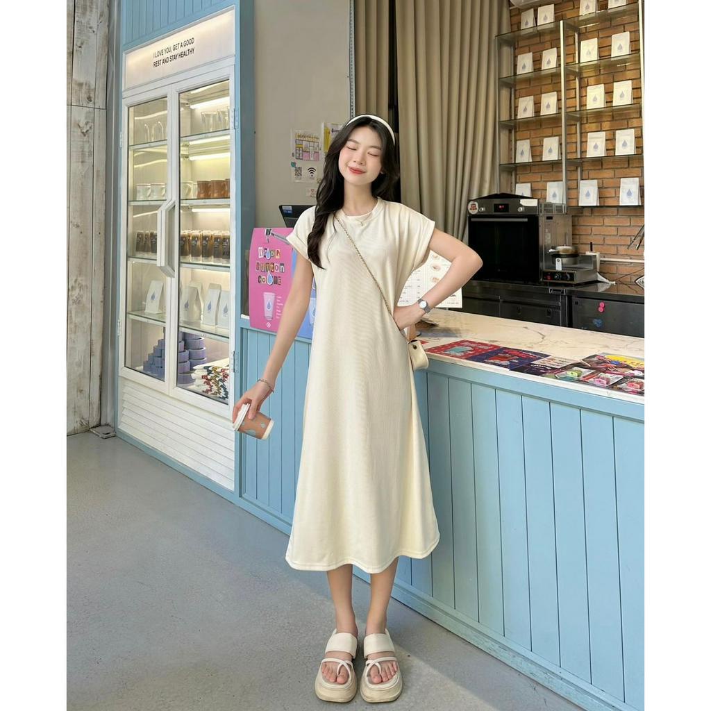 Váy tay hến dáng dài chất tăm - 247store - Vay00423_P0K30