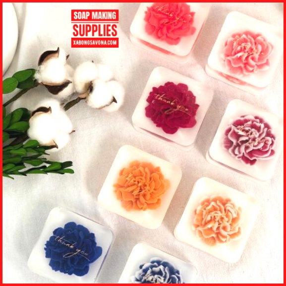 500g Phôi Xà Phòng Glycerin SavonA | SavonA Glycerin Melt & Pour Soap Base 500g
