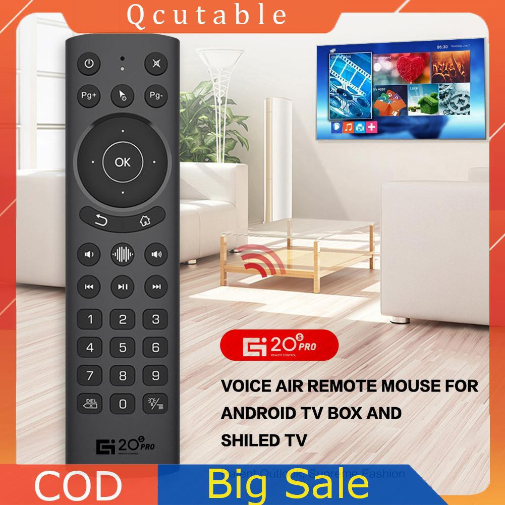 Chuột Bay Điều Khiển Bằng Giọng Nói G20S Pro 2.4g Cho Pc Smart Tv Box