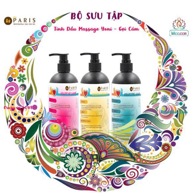 Trọn Bộ Sưu Tập Tinh Dầu Nước Hoa Massage Yoni Gợi Cảm Cao Cấp Cho Vợ Chồng