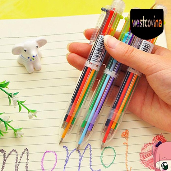 Phương Tây✎Bút Bi Ngòi 0.5mm Nhiều Màu Sắc