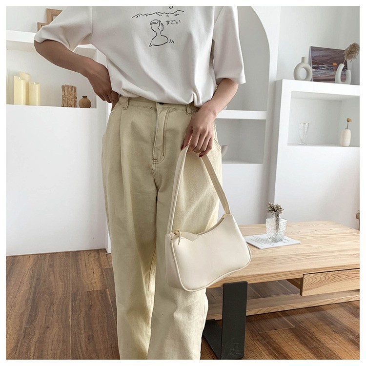 Túi đeo vai IELGY màu trơn thời trang cho nữ